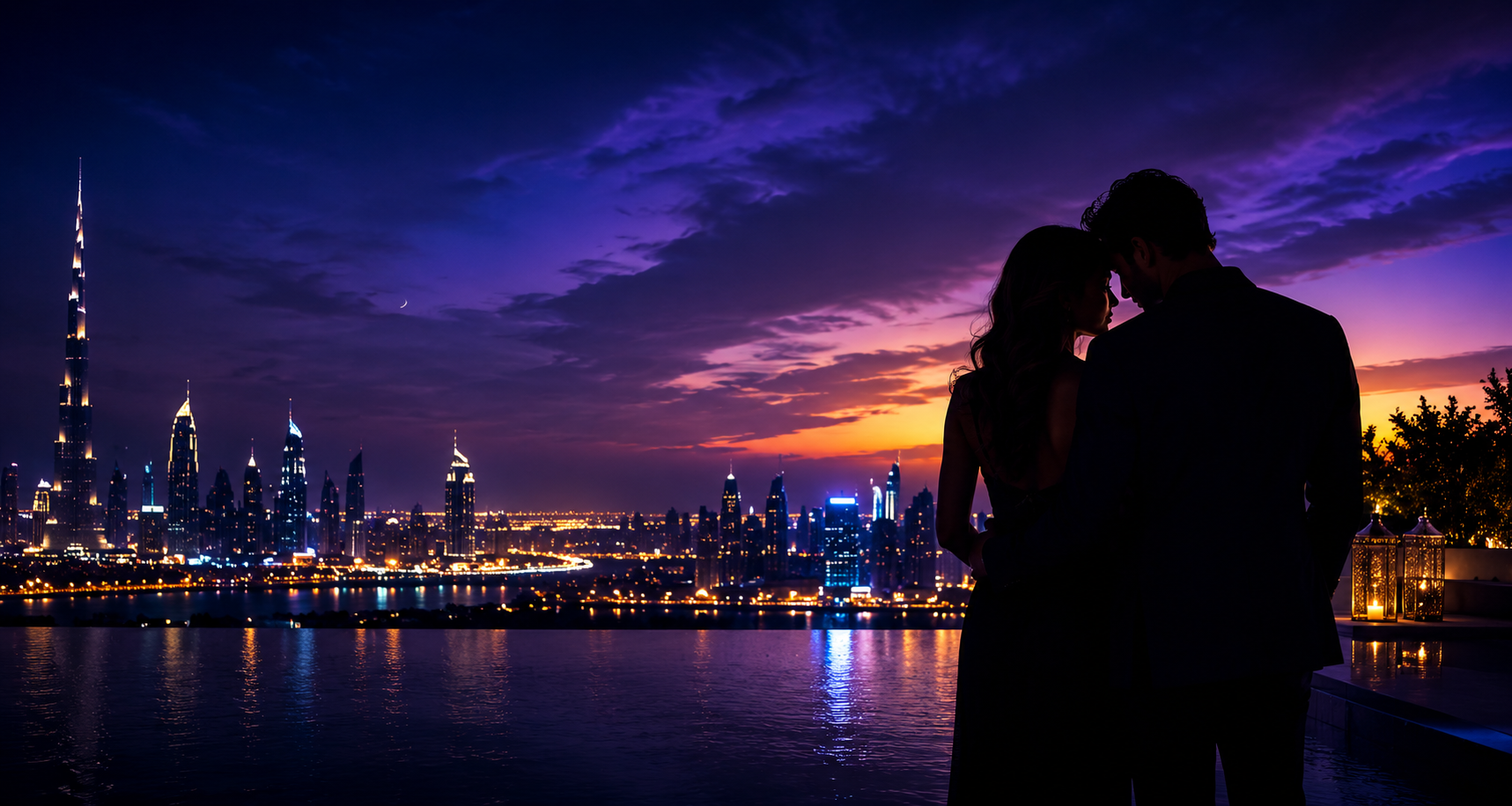 Luxury Couple Silhouette